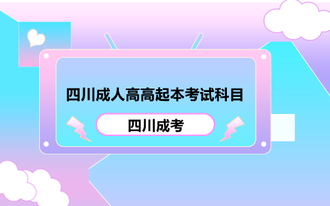 四川成人高高起本考试科目