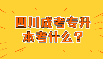 四川成考专升本