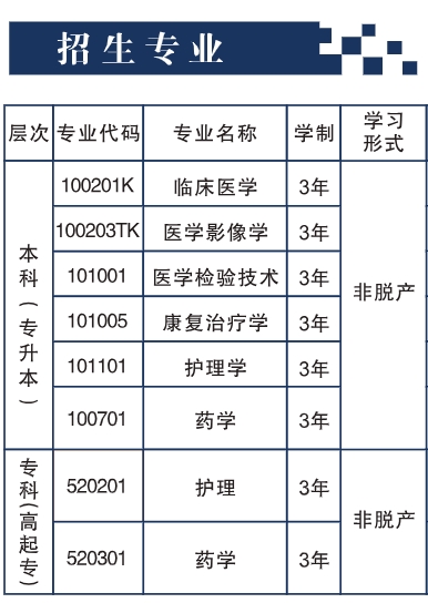 招生专业